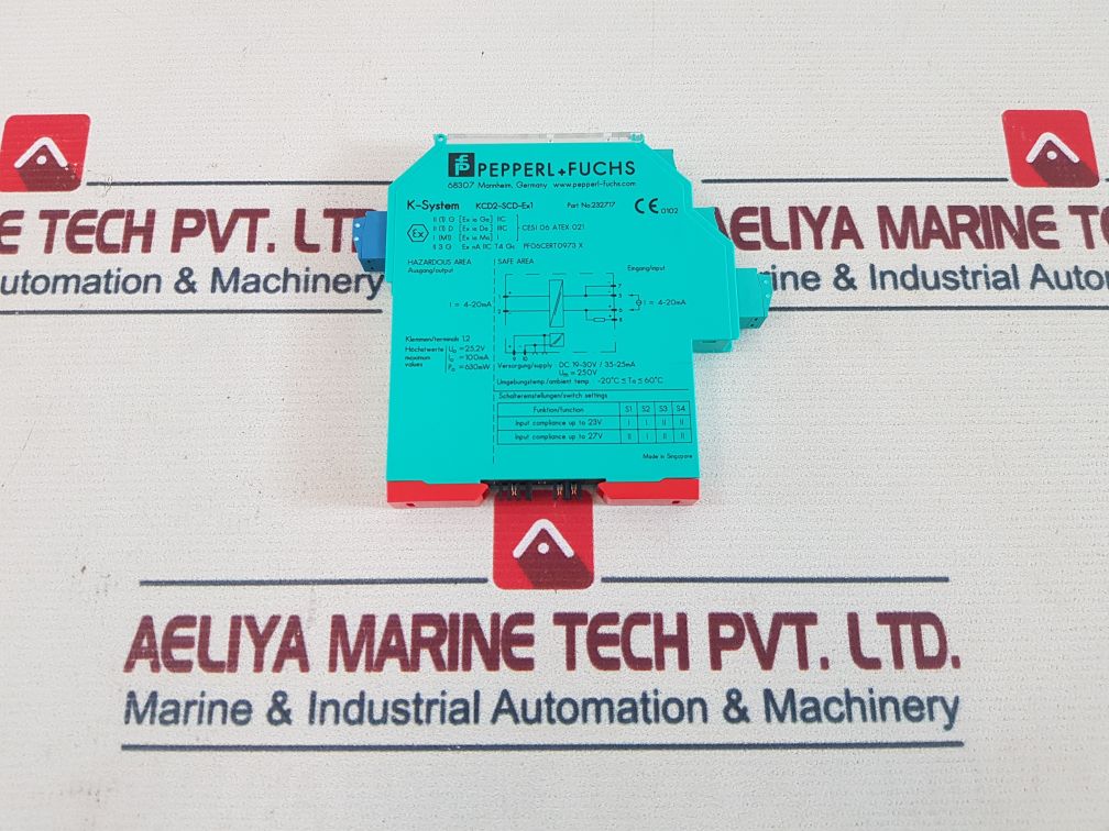 Pepperl+Fuchs Kcd2-scd-ex1 Current Driver 232717