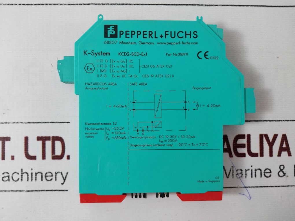 Pepperl+Fuchs Kcd2-scd-ex1 Smart Current Driver 316911