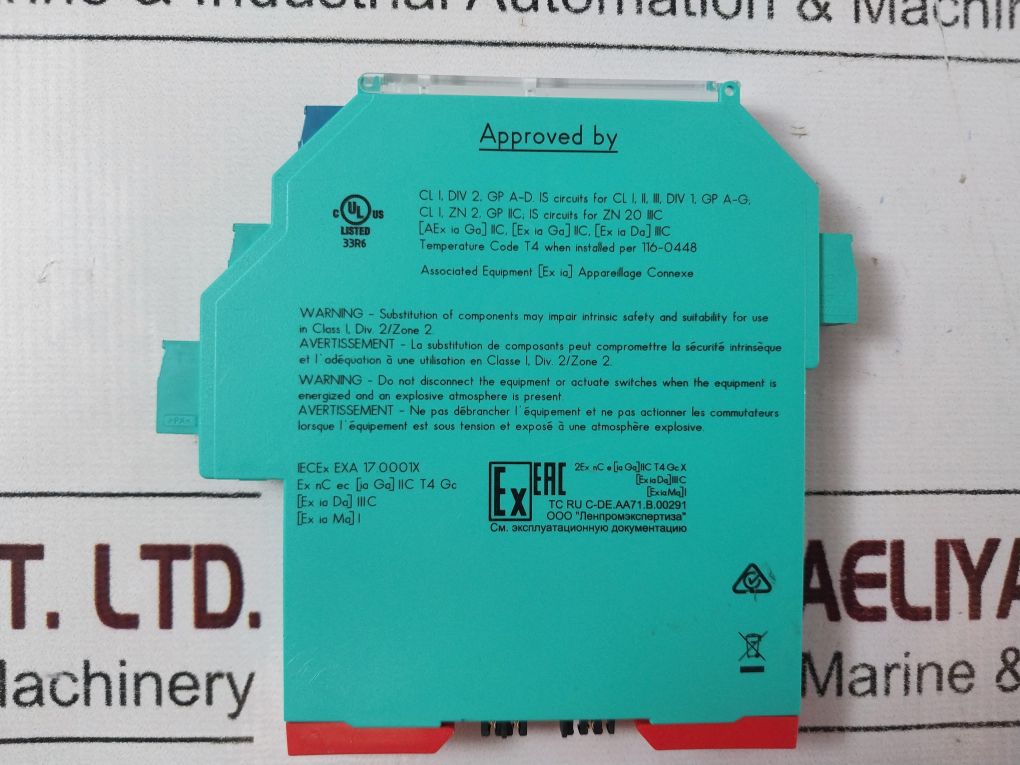Pepperl+Fuchs Kcd2-sld-ex1.1245 Solenoid Driver 324436