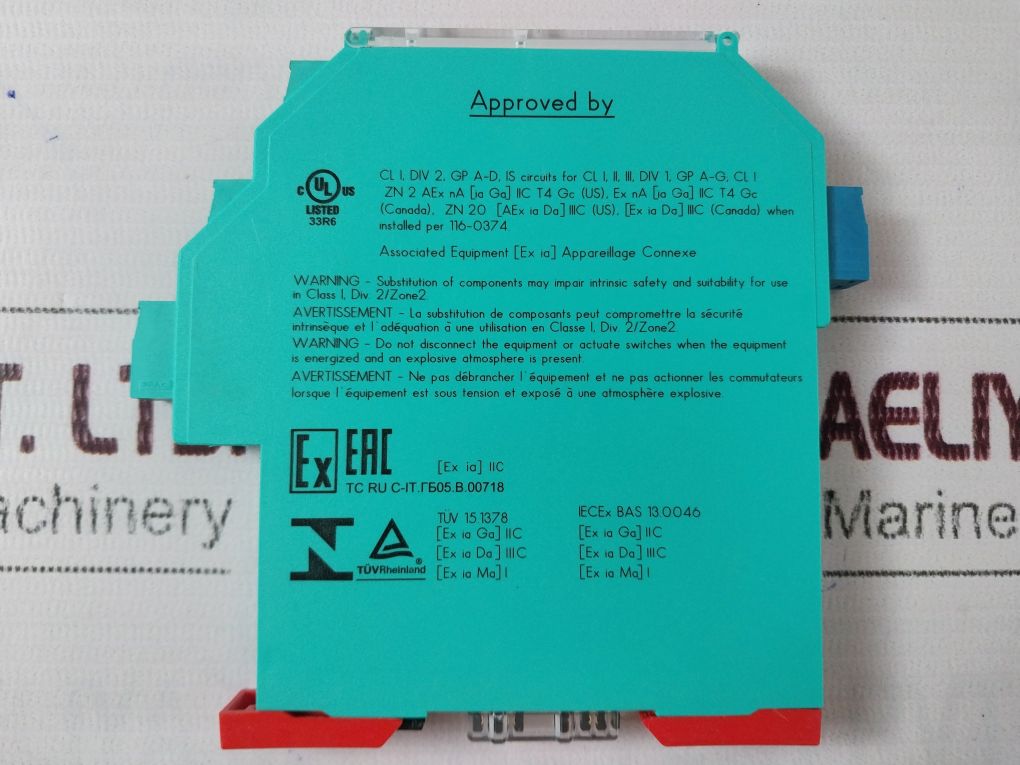 Pepperl+Fuchs Kcd2-son-ex1 K-system Switch Amplifier 214242