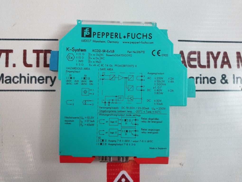 Pepperl+Fuchs Kcd2-sr-ex1.Lb