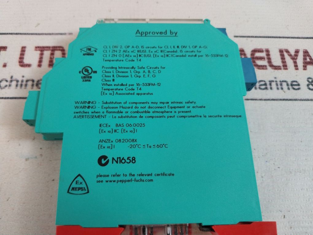 Pepperl+Fuchs Kcd2-sr-ex2 Switch Amplifier