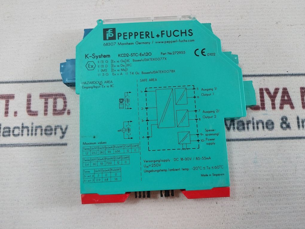 Pepperl+Fuchs Kcd2-stc-ex1.2O Smart Transmitter Power Supply