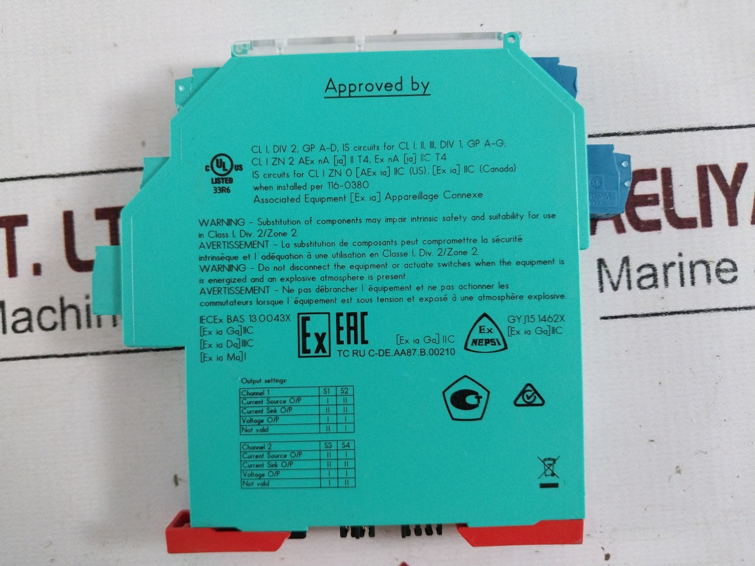 Pepperl+Fuchs Kcd2-stc-ex1.2O Safety Barrier