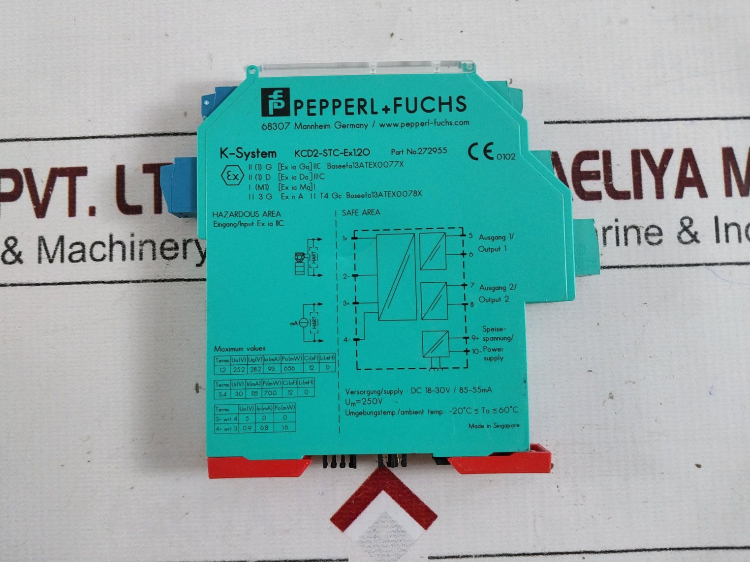 Pepperl+Fuchs Kcd2-stc-ex1.2O Safety Barrier