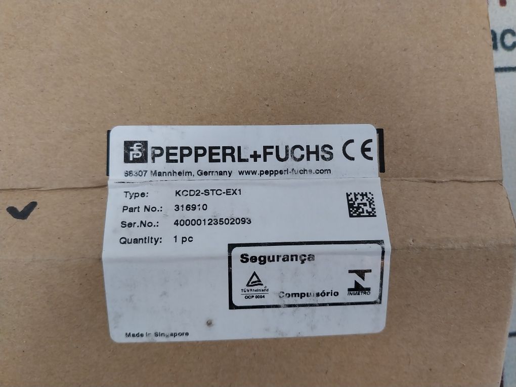 Pepperl+Fuchs K-system Safety Barrier Kcd2-stc-ex1, 316910