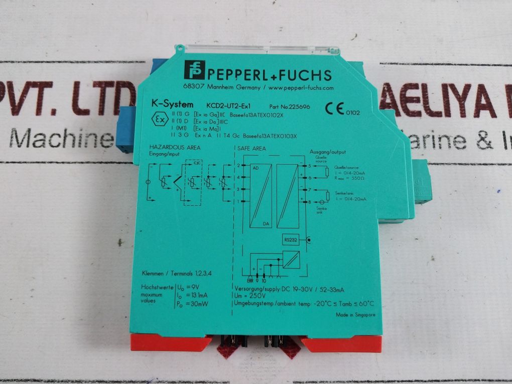 Pepperl+Fuchs Kcd2-ut2-ex1 Safety Barrier 225696