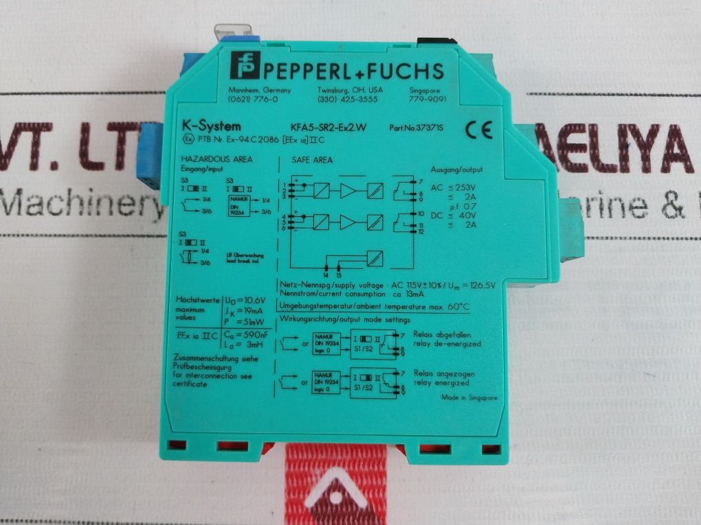 Pepperl+Fuchs Kfa5-sr2-ex2.W 253V 2A