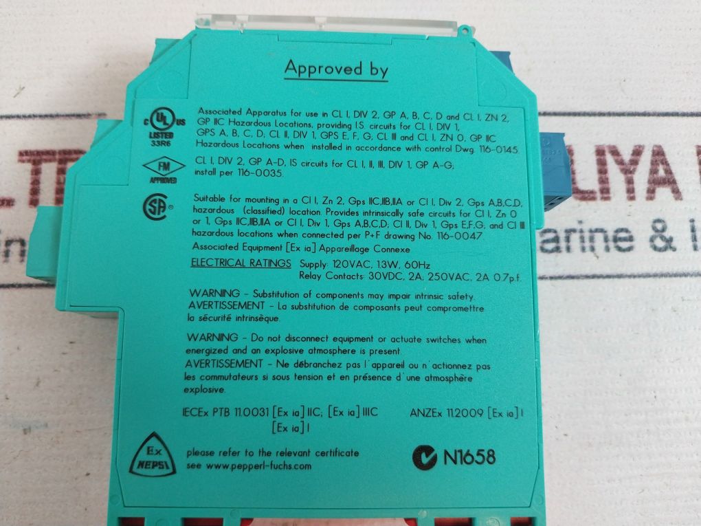 Pepperl+Fuchs Kfa5-sr2-ex2.W Switch Amplifier