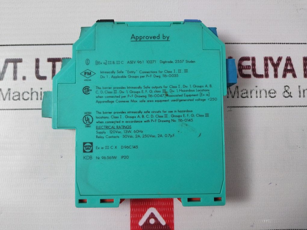 Pepperl+Fuchs Kfa5-sr2-ex2.W K-system Safety Barrier Switch Amplifier