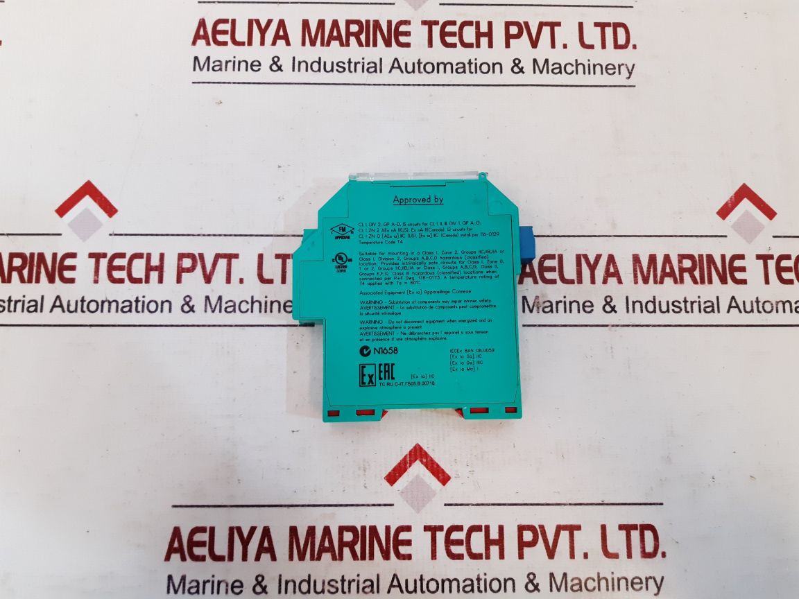 Pepperl+fuchs k-system kfd0-cs-ex1.52 isolated barrier