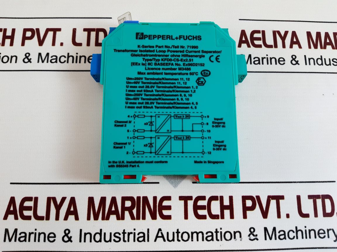 Pepperl+Fuchs Kfd0-cs-ex2.51 Current Driver 71990 Free Shipping