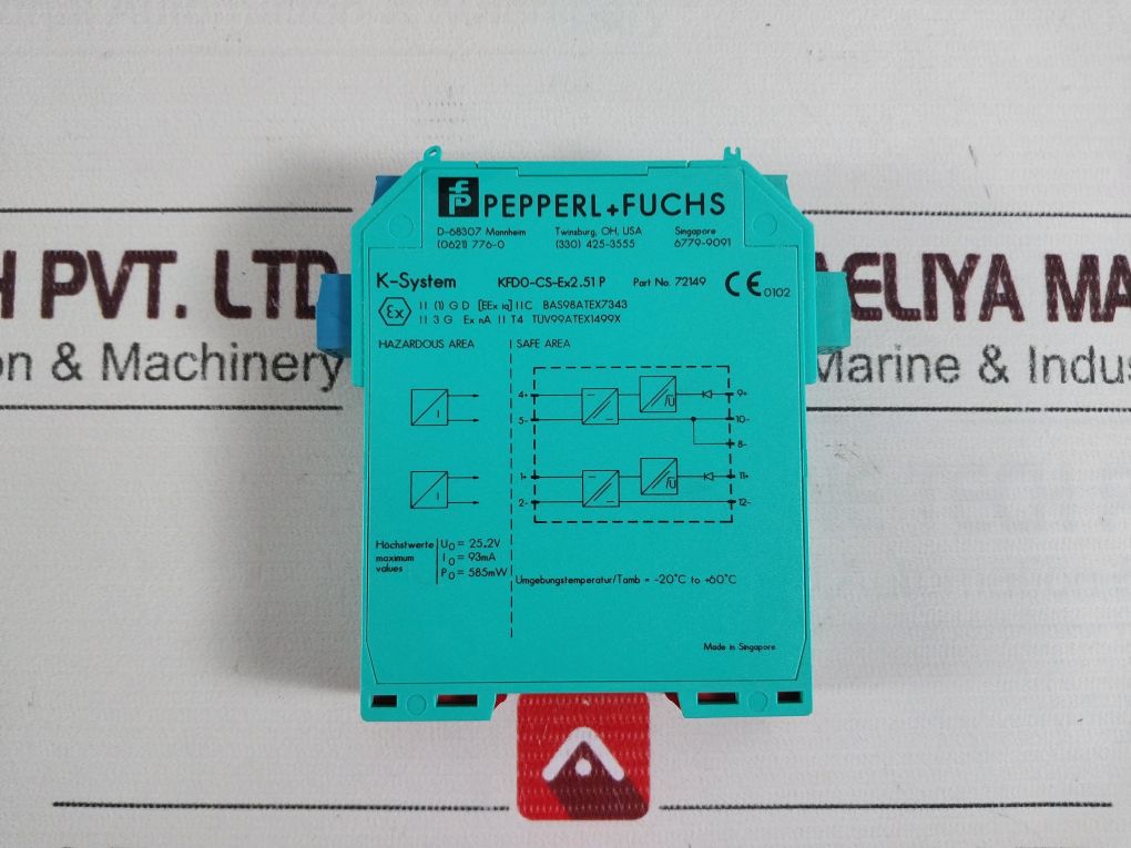 Pepperl+Fuchs Kfd0-cs-ex2.51P Repeater Driver