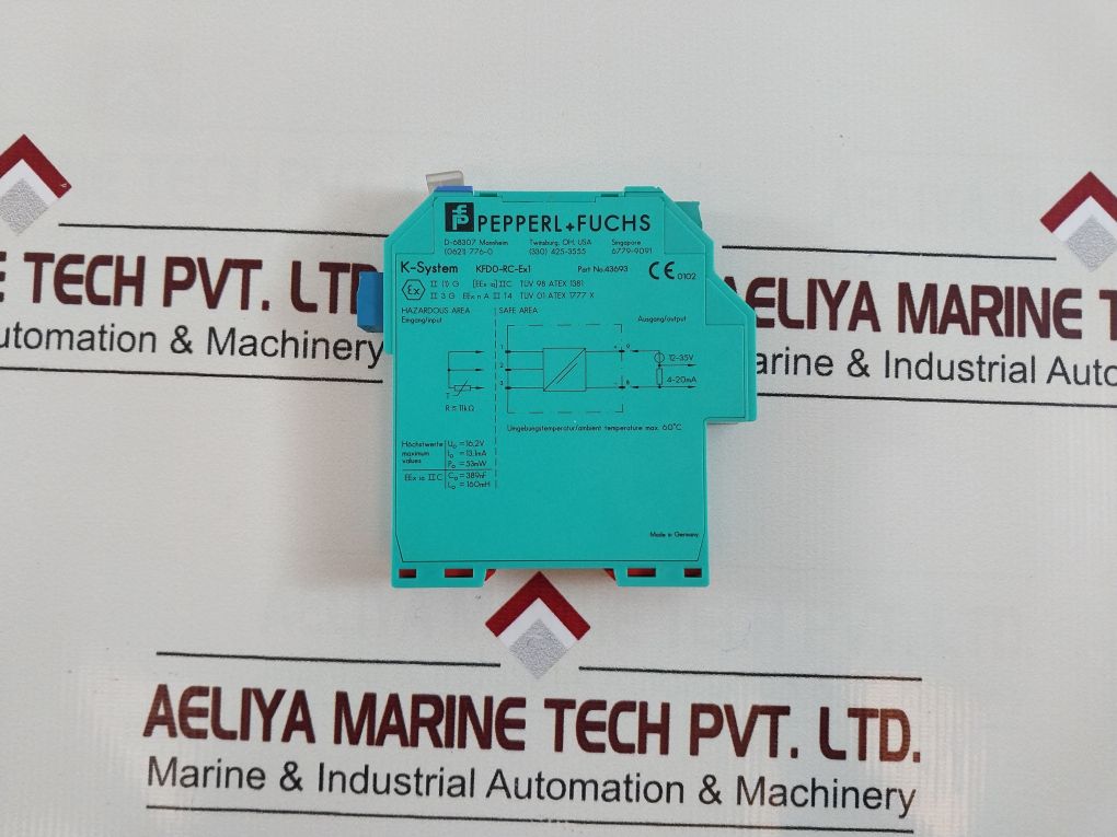 Pepperl+Fuchs Kfd0-rc-ex1 Switch Amplifier 43693