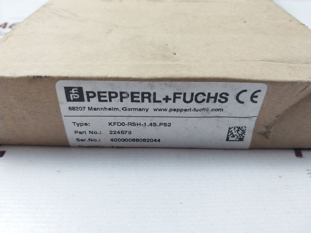 Pepperl+Fuchs Kfd0-rsh-1.4S.Ps2 Relay Module 224579