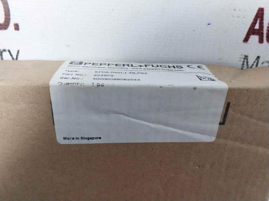 Pepperl+Fuchs Kfd0-rsh-1.4S.Ps2 Relay Module 224579