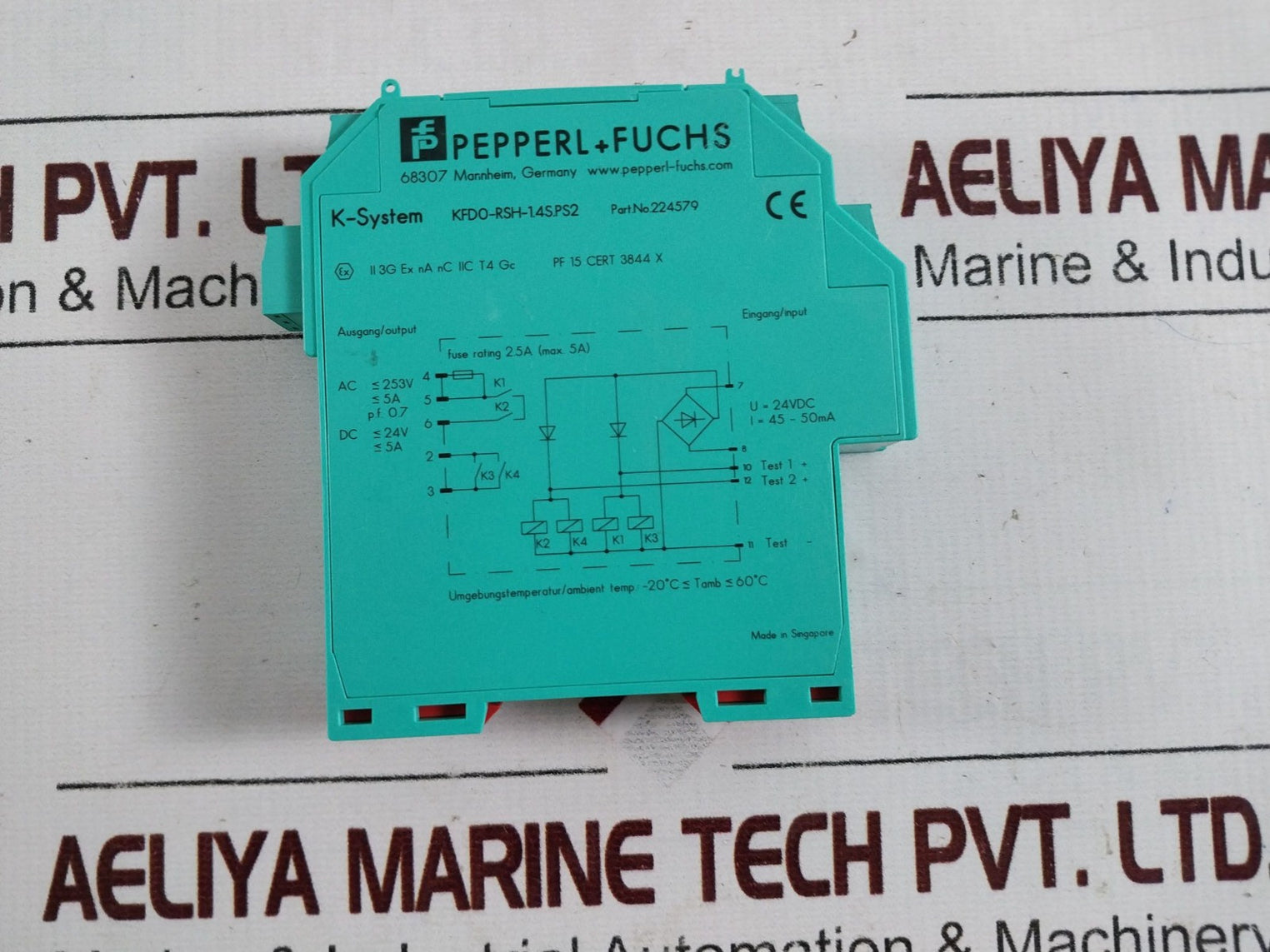 Pepperl+Fuchs Kfd0-rsh-1.4S.Ps2 Relay Module 224579