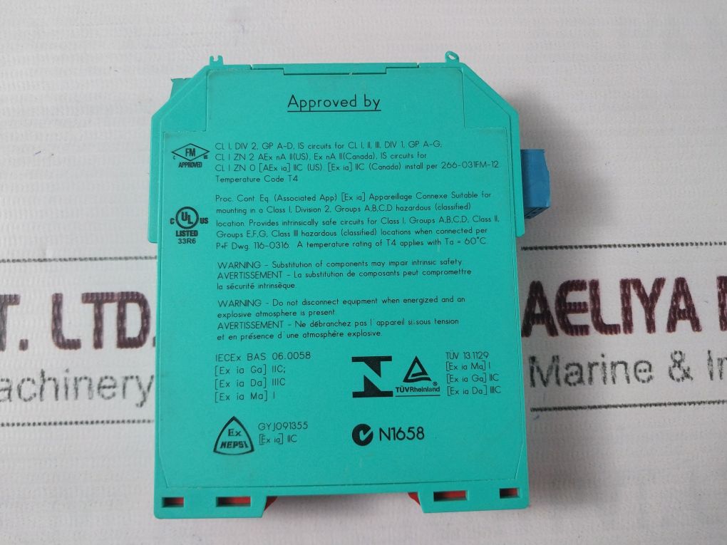 Pepperl+Fuchs Kfd0-sd2-ex1.1045 Solenoid Driver 242031