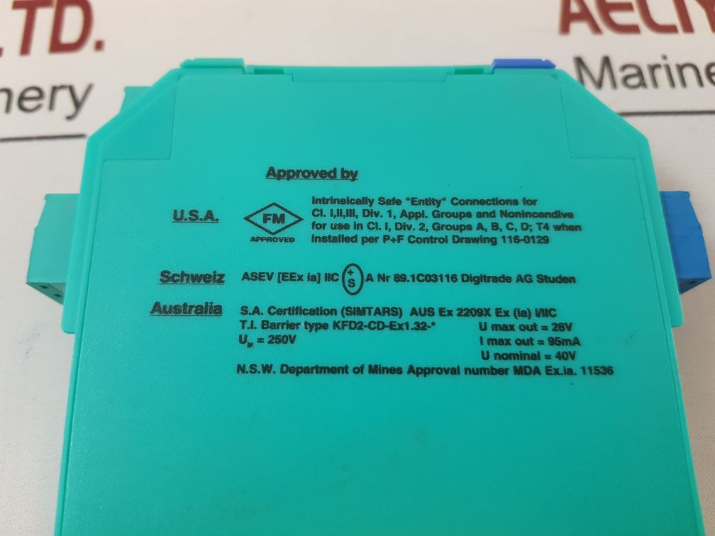 Pepperl+Fuchs Kfd2-cd-ex1.32 Transformer Isolated Driver 71763
