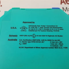 Pepperl+Fuchs Kfd2-cd-ex1.32 Transformer Isolated Driver 71763