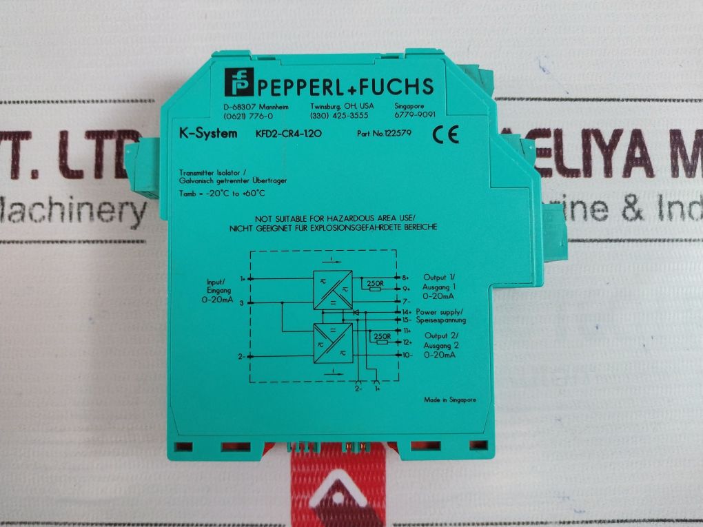 Pepperl+Fuchs Kfd2-cr4-1.2O Transmitter Isolator