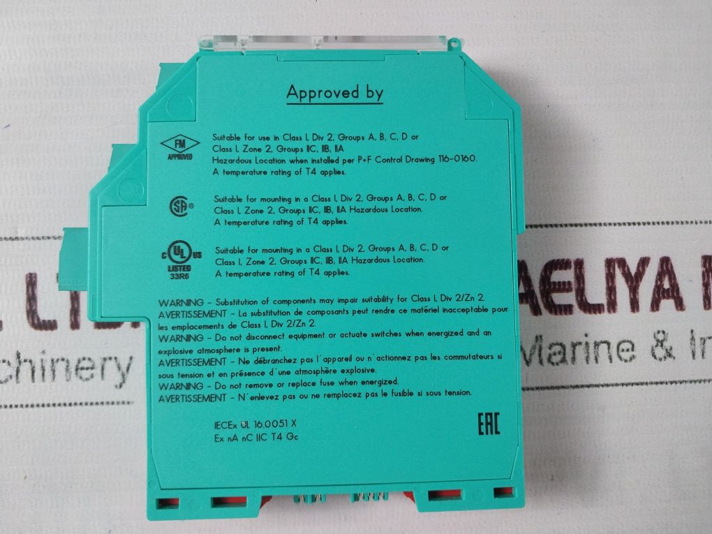 Pepperl+Fuchs Kdf2-eb2.R4A.B K-system Power Switch Amplifier 189784