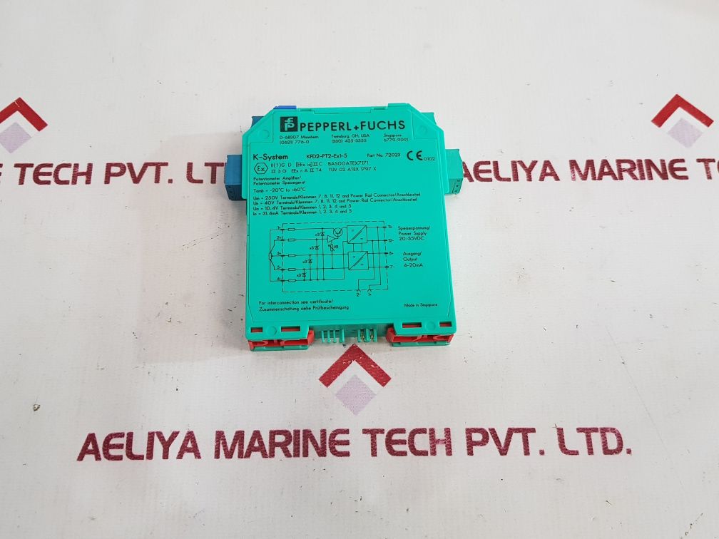 Pepperl+Fuchs K-system Kfd2-pt2-ex1-5 Potentiometer Amplifier 72023