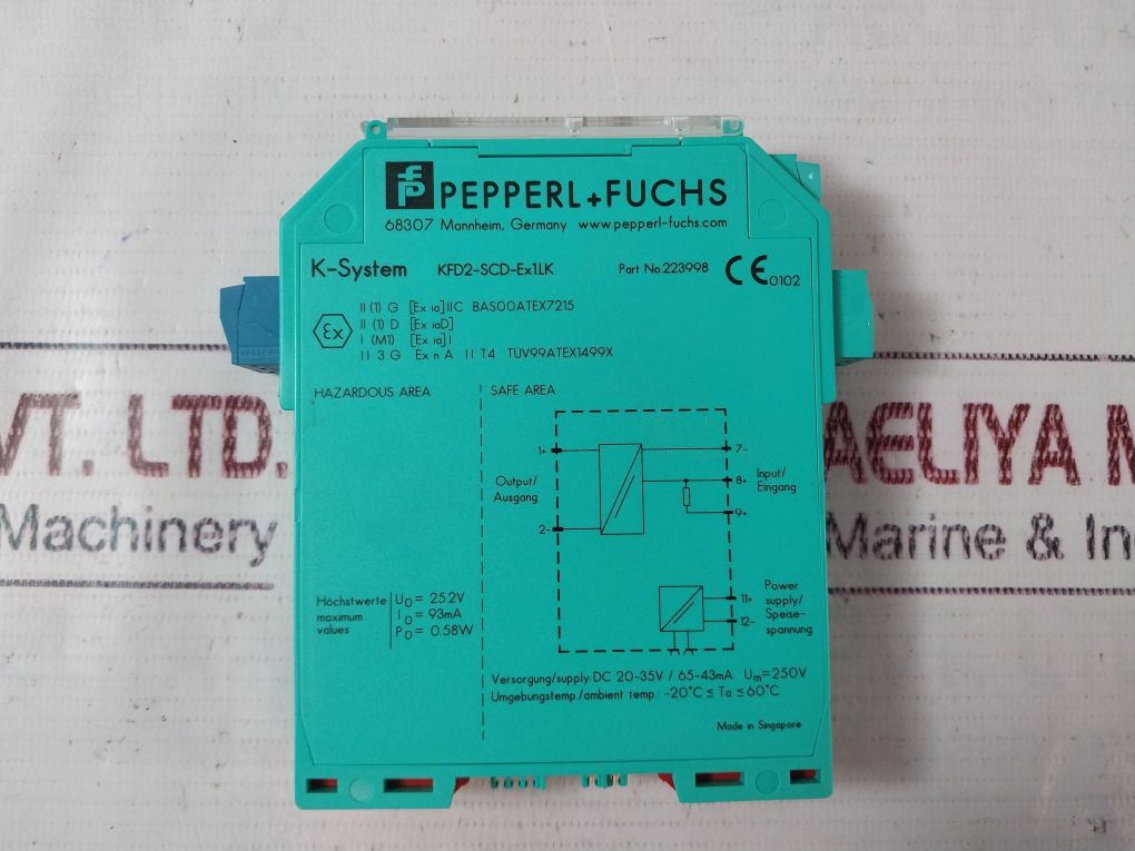 Pepperl+Fuchs Kfd2-scd-ex1.Lk Current Driver 223998