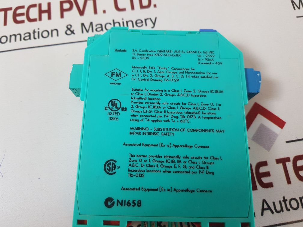 Pepperl+Fuchs Kfd2-scd-ex1.Lk Transformer Isolated Driver 122033
