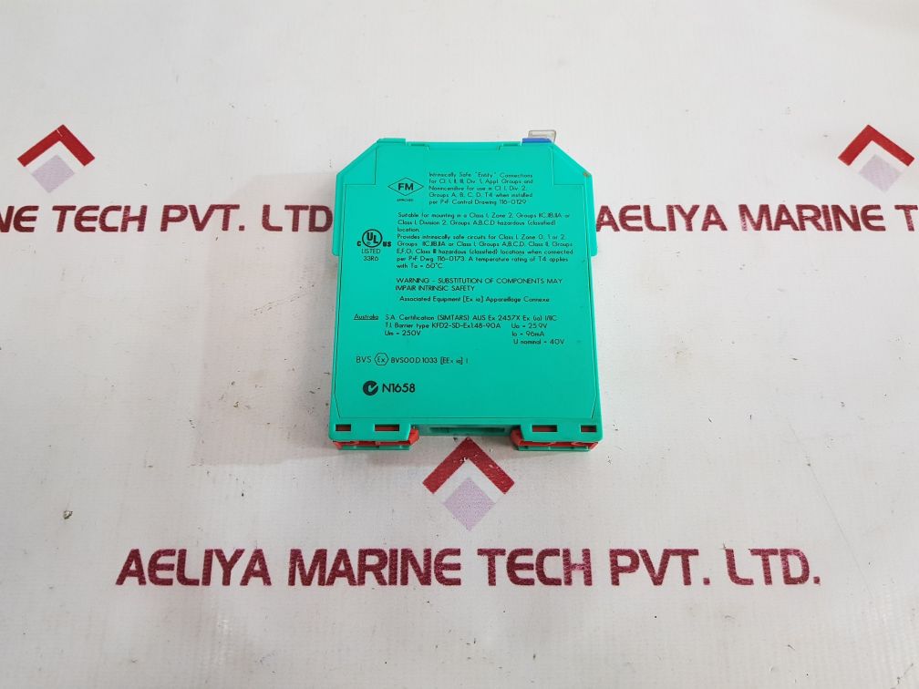 Pepperl+Fuchs K-system Kfd2-sd-ex1.48-90A Solenoid Driver 72046