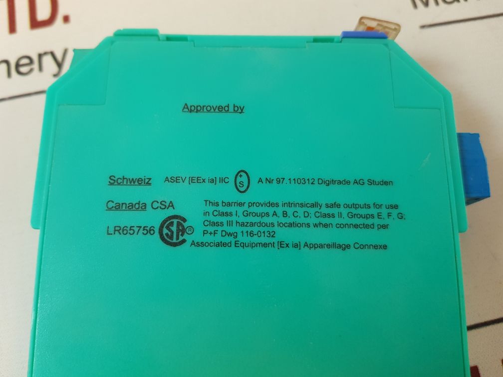 Pepperl+Fuchs Kfd2-sd-ex1.48 Solenoid Driver 72044