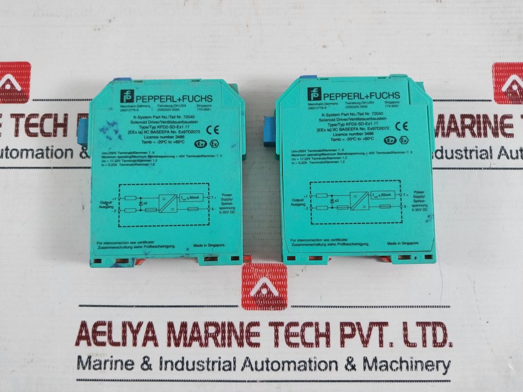 Pepperl+Fuchs Kfd2-sd-ex1.17 Solenoid Driver Plc 72040