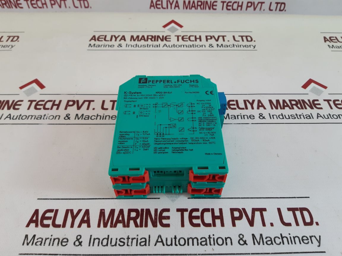 Pepperl+Fuchs Kfd2-sh-ex1 K-system Isolation Switch amplifier 34233