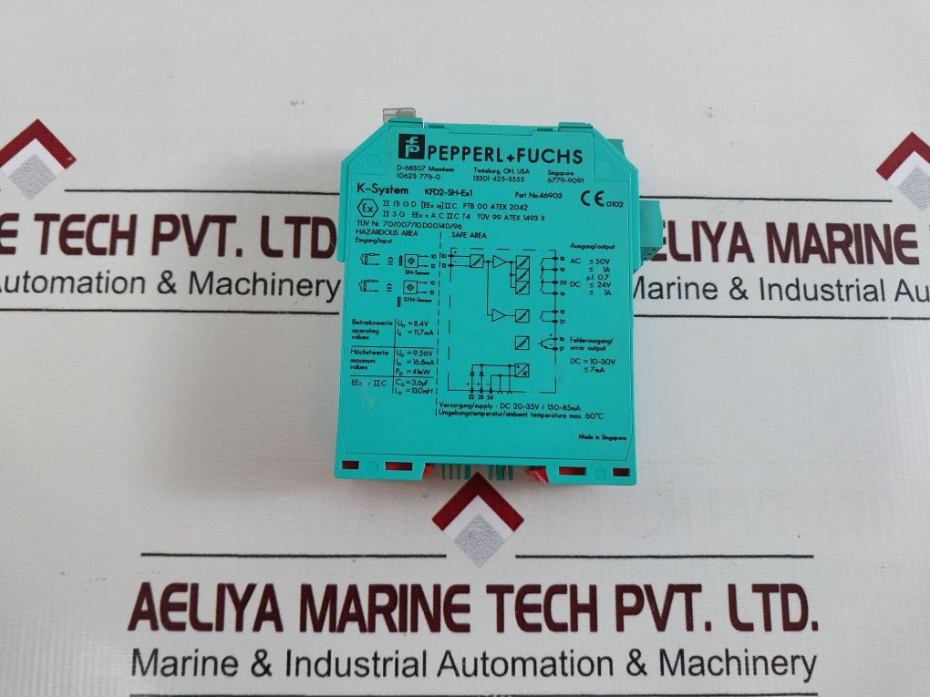 Pepperl+Fuchs Kfd2-sh-ex1 Isolation Switch Amplifier 46903