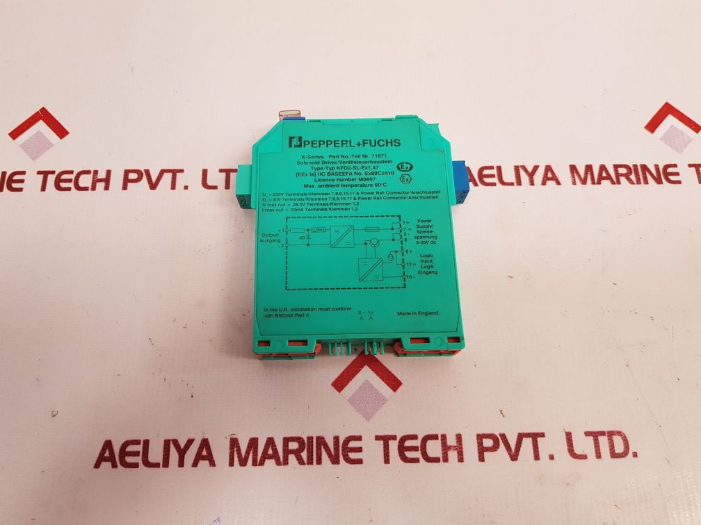 Pepperl+Fuchs Kfd2-sl-ex1.47 Solenoid Driver 71871
