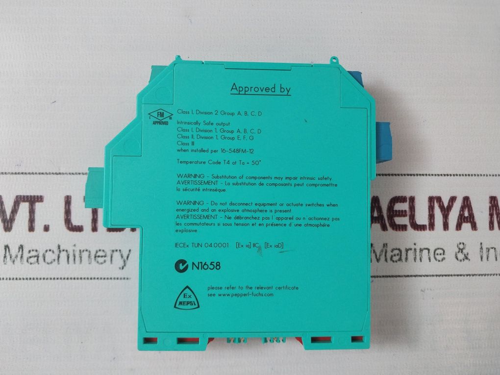 Pepperl+Fuchs Kfd2-sl2-ex2 Safety Barrier 184258