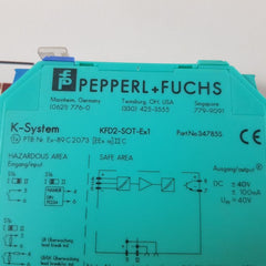 Pepperl+Fuchs Kfd2-sot-ex1 Safety Relay Module 34785S