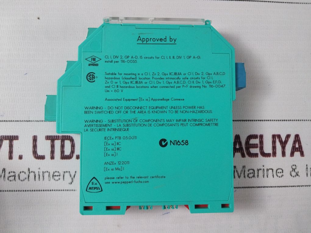 Pepperl+Fuchs Kd2-sot2-ex1.Lb.Io K-system Safety Barrier 181004