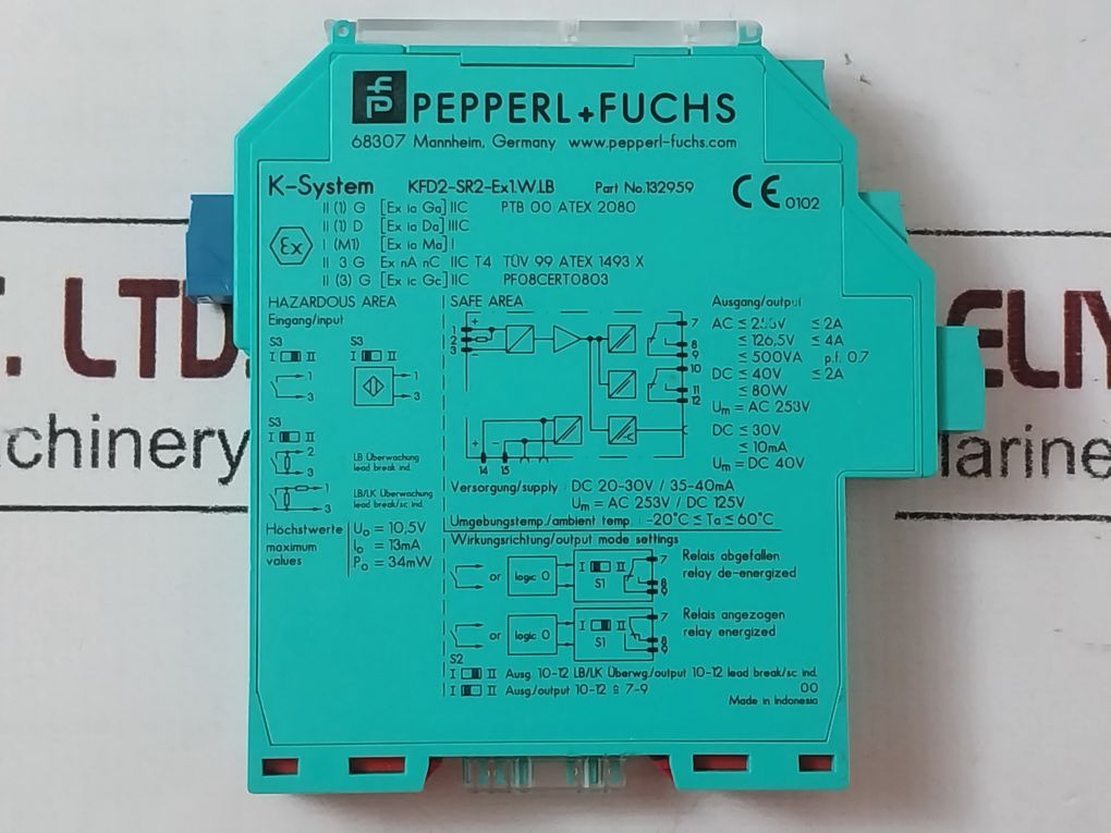 Pepperl+Fuchs Kfd2-sr2-ex.1.W.Lb Switching Amplifier