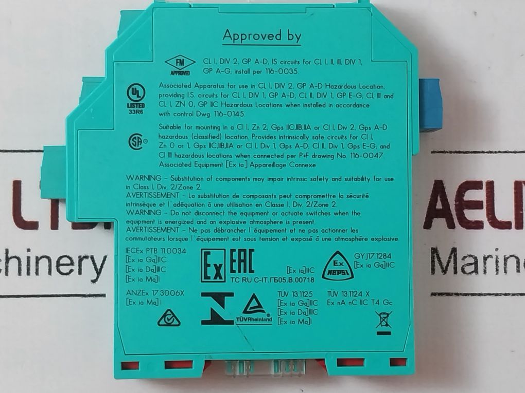 Pepperl+Fuchs Kfd2-sr2-ex.1.W.Lb Switching Amplifier