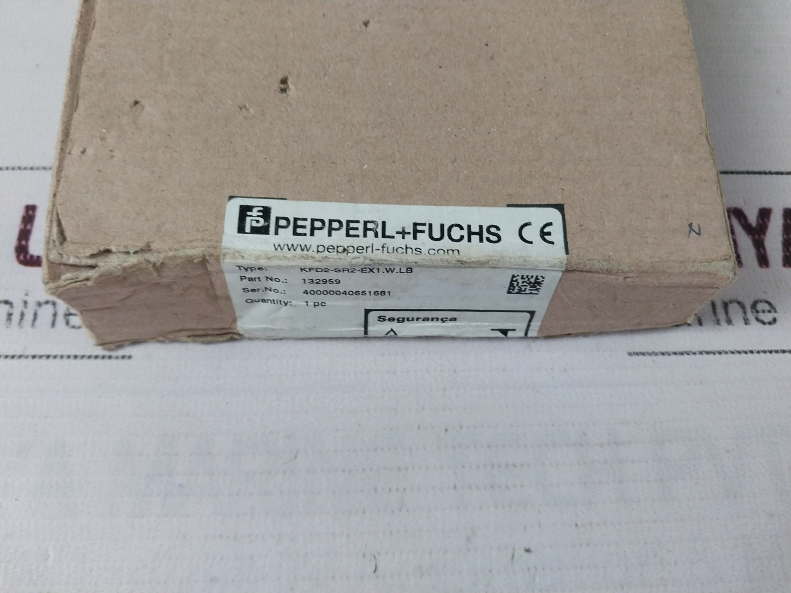 Pepperl+Fuchs Kfd2-sr2-ex1.W.Lb K-system 132959 Security Gate