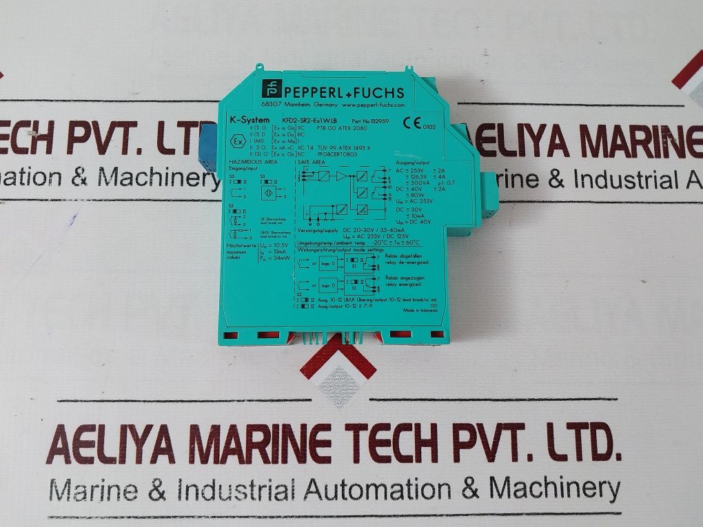 Pepperl+Fuchs Kfd2-sr2-ex1.W.Lb Switching Amplifier 132959 