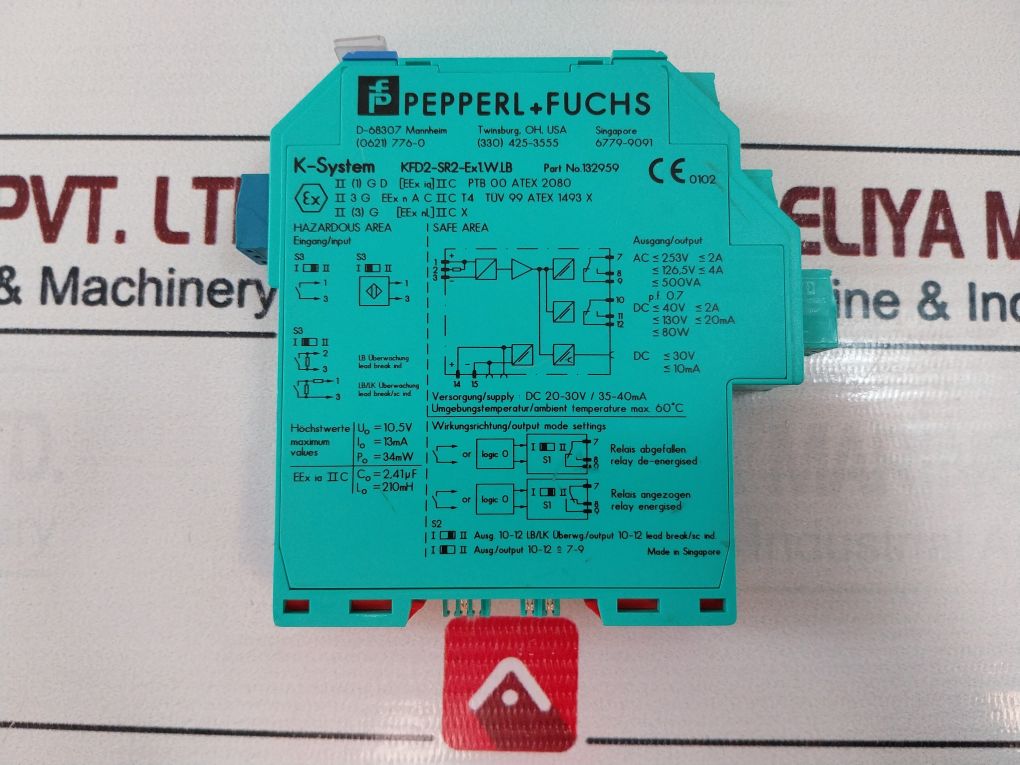 Pepperl+Fuchs Kfd2-sr2-ex1.W.Lb Switch Amplifier