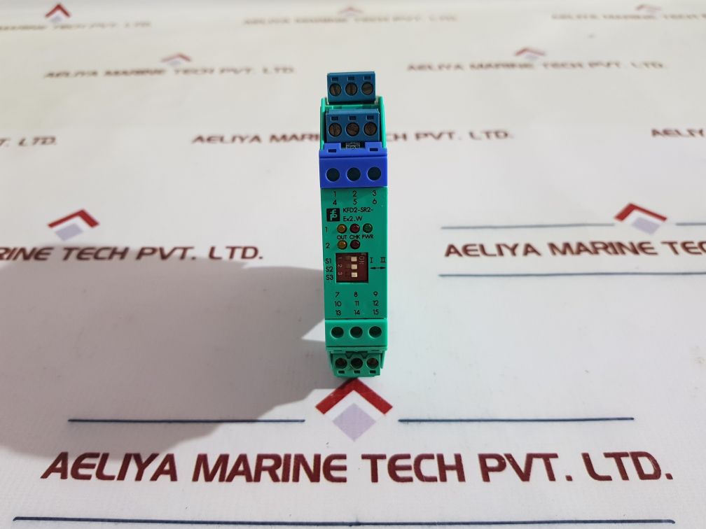 Pepperl + Fuchs K-system Kfd2-sr2-ex2.W Switch Amplifier 132960 used
