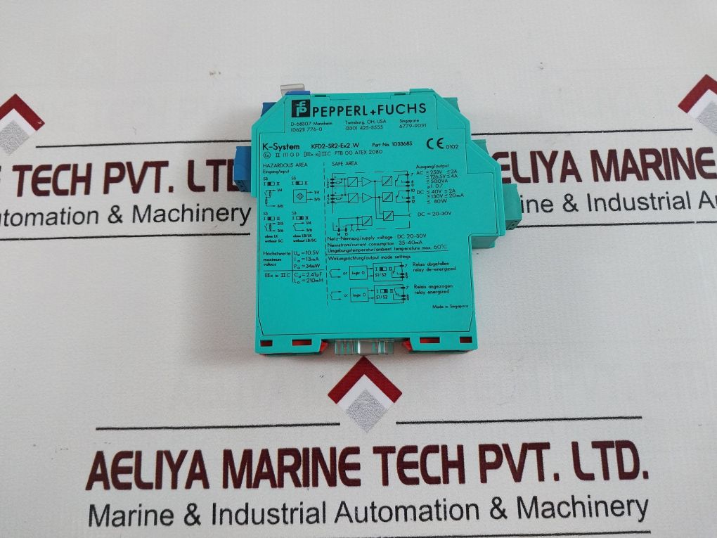 Pepperl+Fuchs Kfd2-sr2-ex2.W Switch Amplifier 103368S