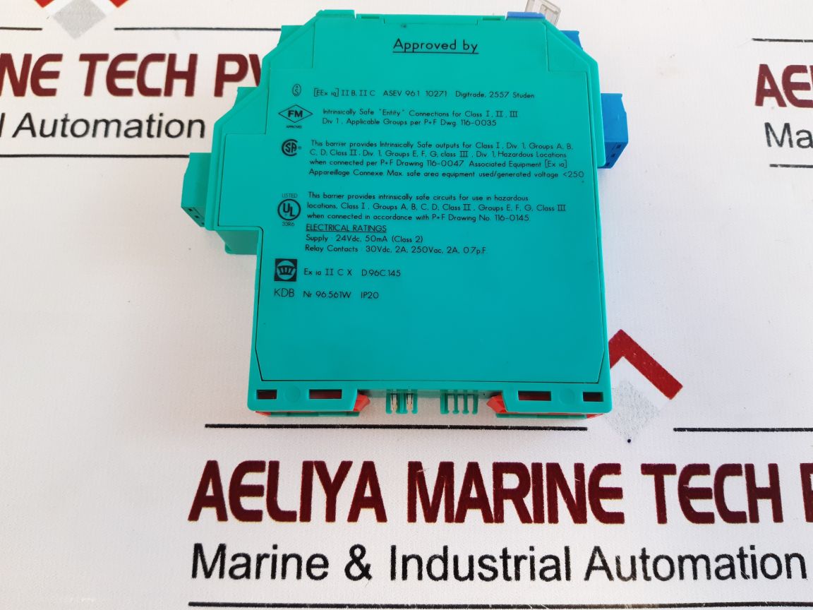 Pepperl+Fuchs Kfd2-sr2-ex2.W K-system Switch Amplifier 37374S
