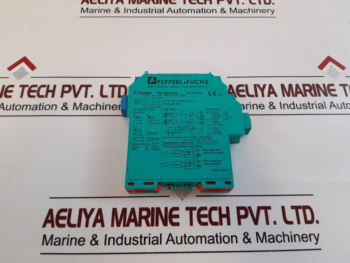 Pepperl+Fuchs Kfd2-sr2-ex2.W Switch Amplifier 132960