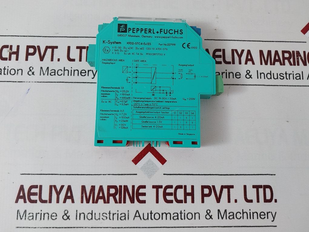 Pepperl+Fuchs Kfd2-stc4-ex1.Es 1-channel Isolated Barrier 227919