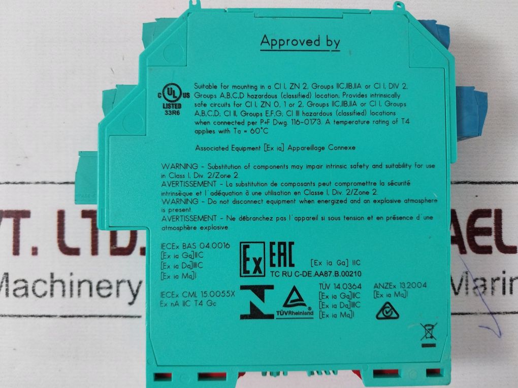Pepperl+Fuchs Kfd2-stc4-ex1.2O/ Kfd2-stc4-ex1.20 Safety Barrier 231389