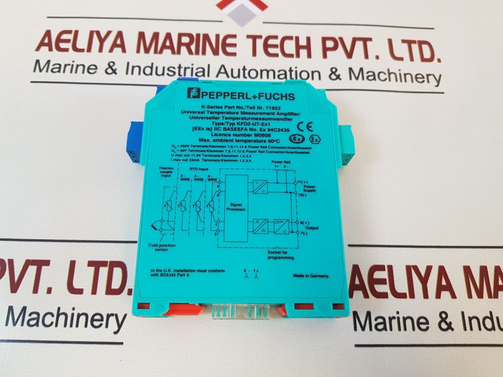 Pepperl+Fuchs Kfd2-ut-ex1 Temperature Measurement Amplifier 71922 